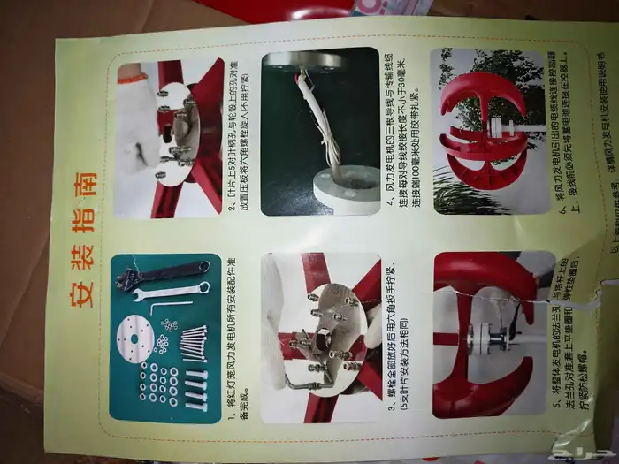 توربينات رياح صغيرة ت ستخدم لتوليد الكهرباء وبجهد عالي 12