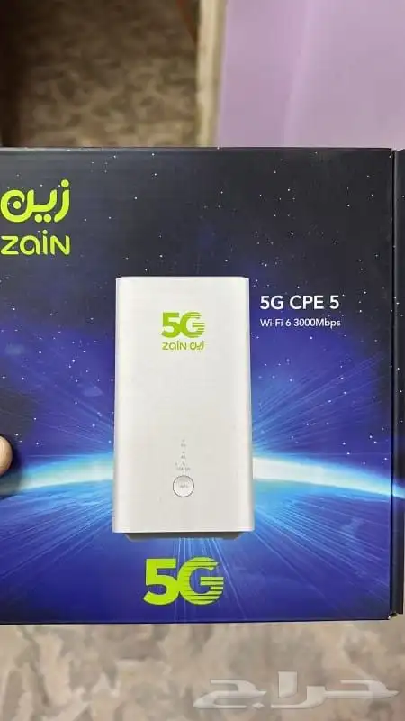 إنترنت غير محدود وسرعة فائقة مع مودم زين 5G 6