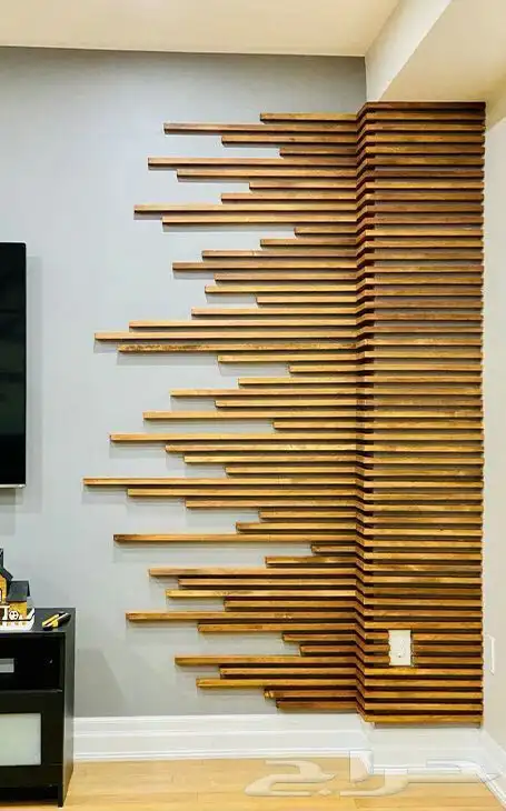 باب خشب با  حديد المونيم 2