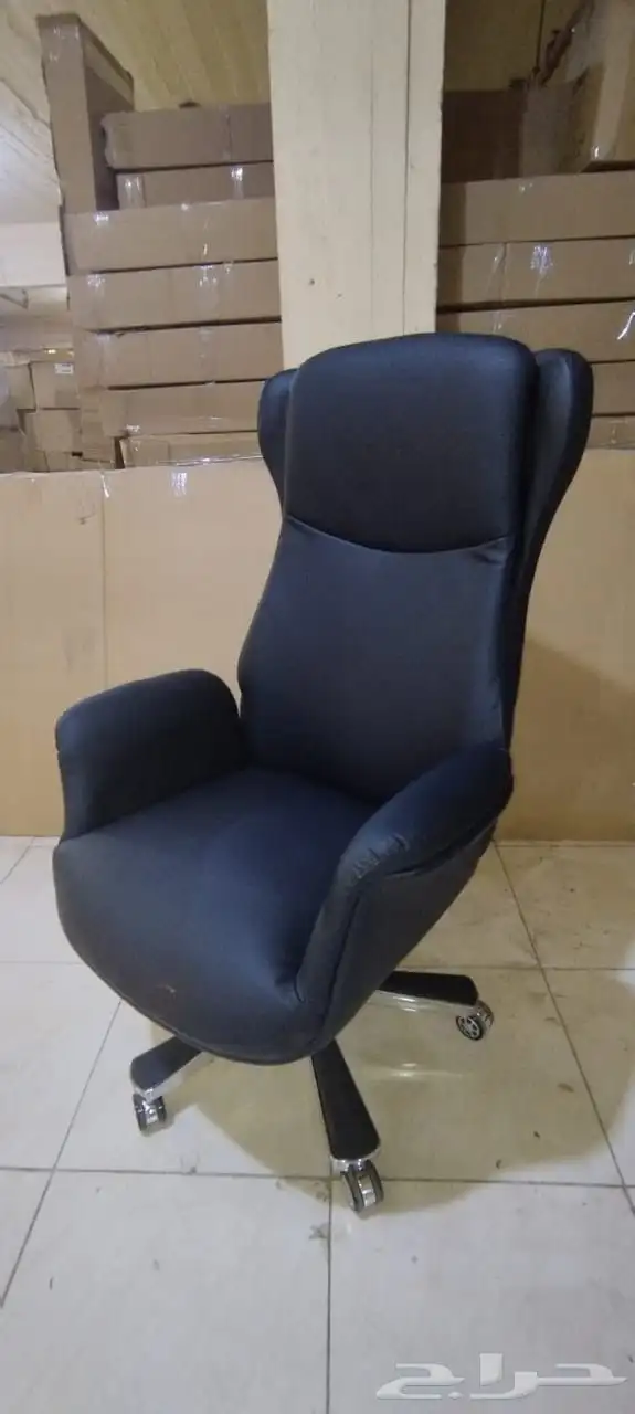 كراسي مكاتب دوار وثبات جلد وشبك 31