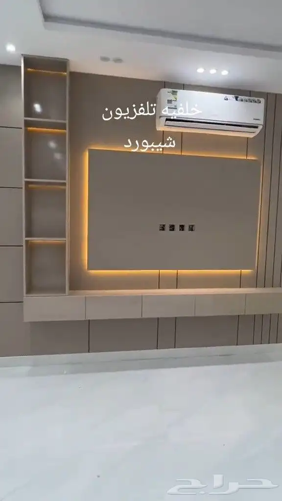 أبواب خشب وديكور سحاب مخفي 2
