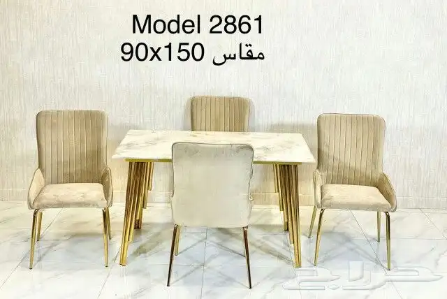 طاولات طعام رخام او خشب ماليزية جودة قوية 16