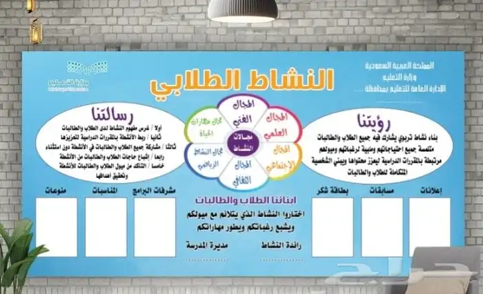 أعمال مدرسية أكريلك رول أب إستكيرات بنرات مطبوعات تجارية 2