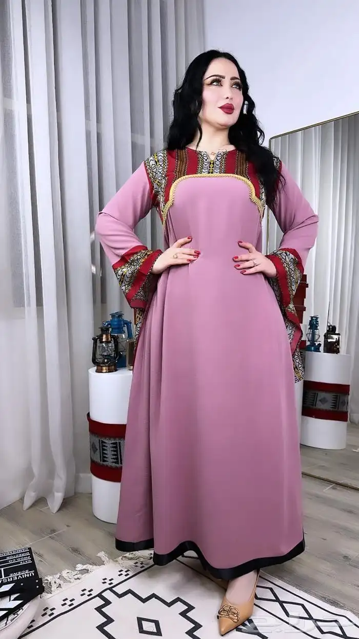 جلابيات وفساتين نسائية بيع جملة حتا لو حبه واحده 43