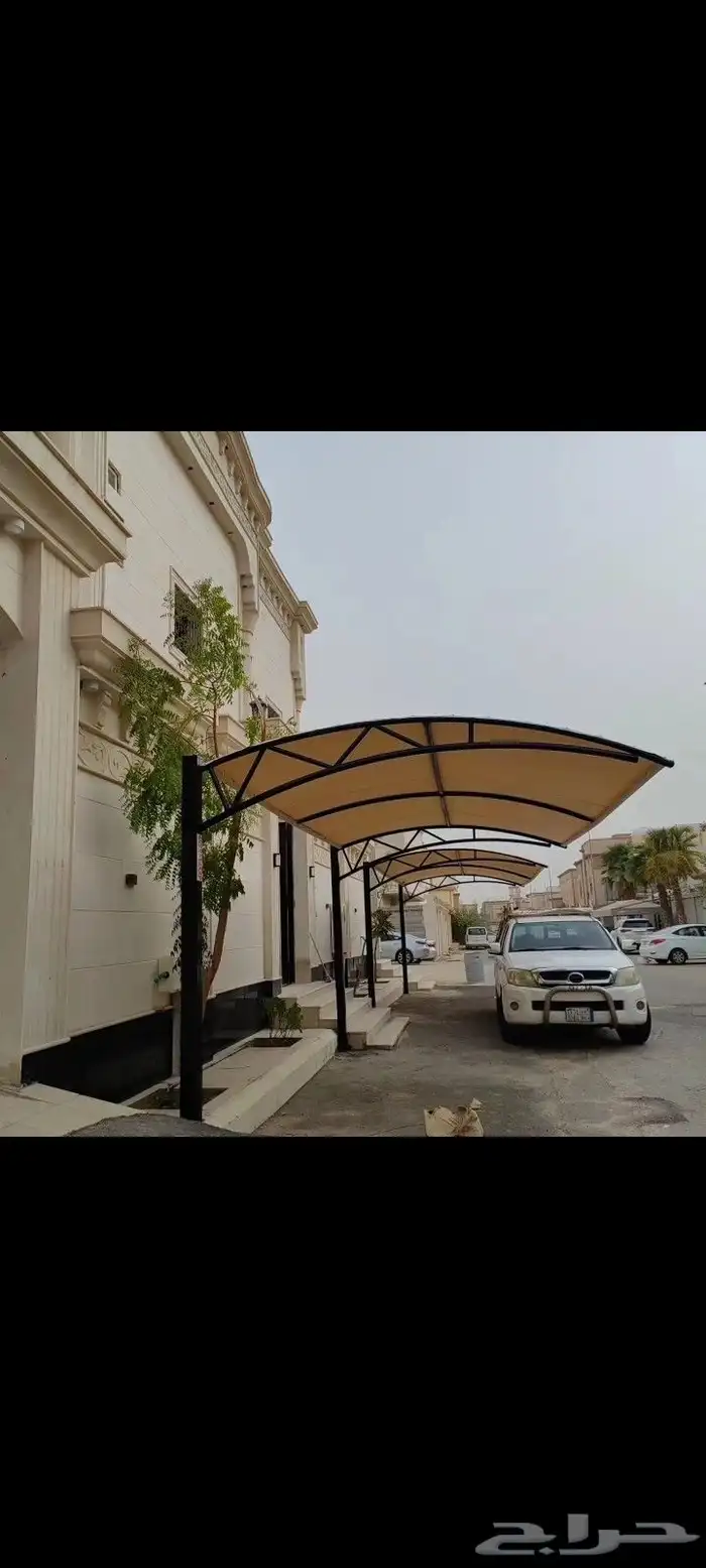 مظلات سيارات 1700الموقف الاحساء 3