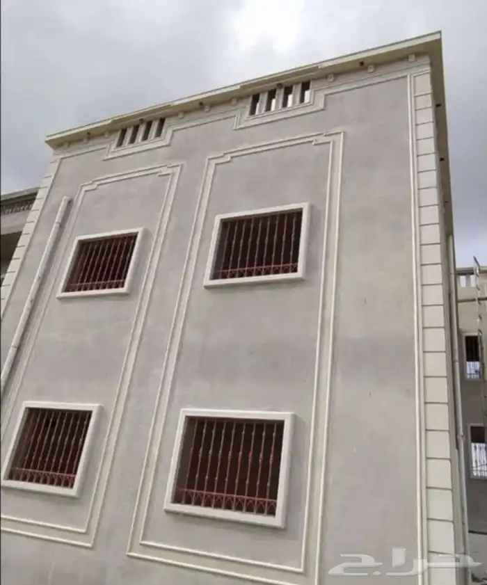 ديكورات خارجيه اسمنتيه تصميم الحجر الطبيعي لياسه ملونه 3