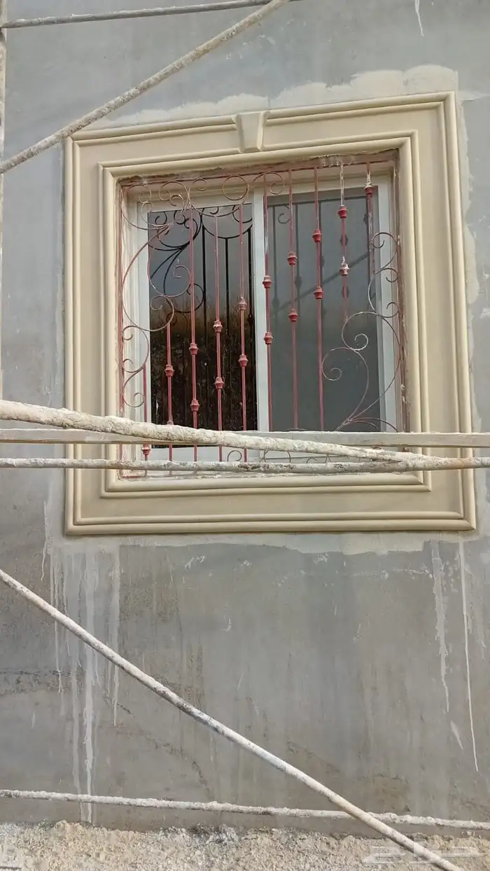 لياسه اسمنتيه ملونه ديكورات خارجيه 9
