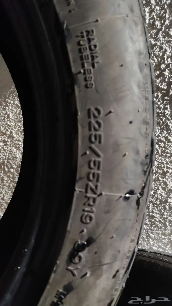 كفرين (إطارين) نوع نانكنج 225 55 19 5