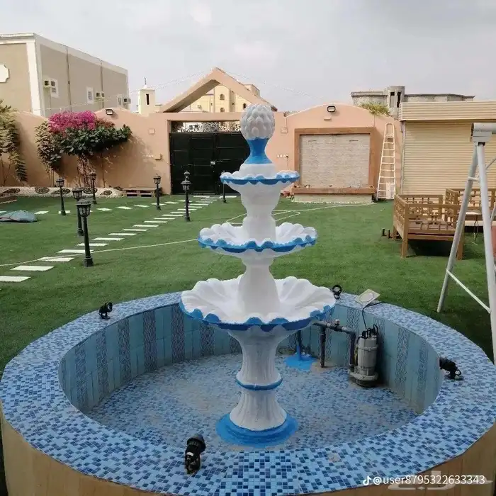 عشب صناعي شلالات نوافير جازان تنسيق حدائق تنسيق حدائق جازان 1
