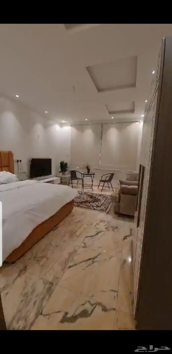 غرفه و حمام و مطبخ مؤثثه للايجار في حي الصواري 7