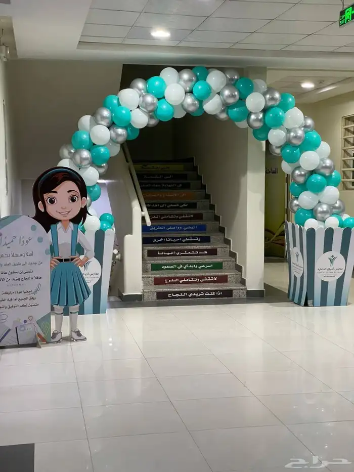 تنسيق بالونات اليوم الوطني اقواس بالون بالون افتتاح 3