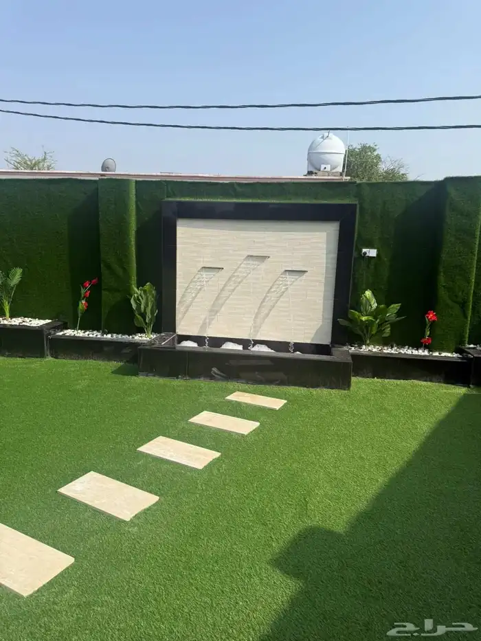 عشب صناعي شلالات نوافير جازان تنسيق حدائق تنسيق حدائق جازان 4
