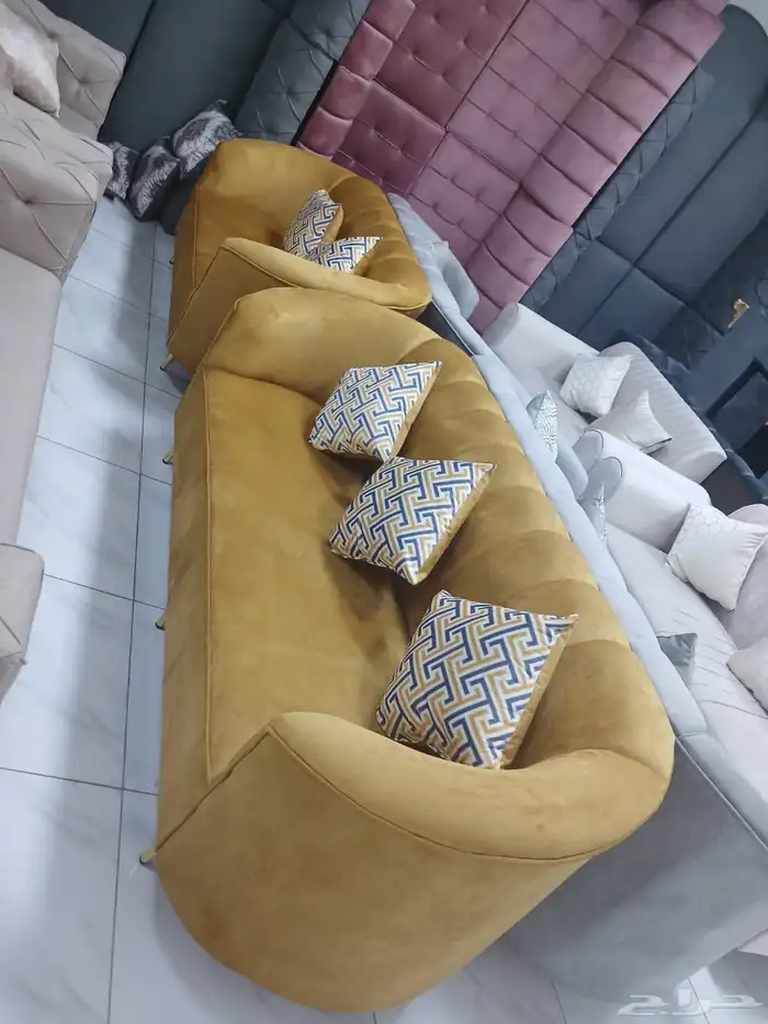 كنب جديد جاهز وبسعر المصنع شامل التوصيل 35