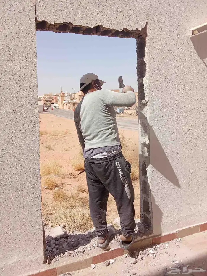 هدم وتكسيروترميم ومباني ولياسه وقص بالصاروخ 2