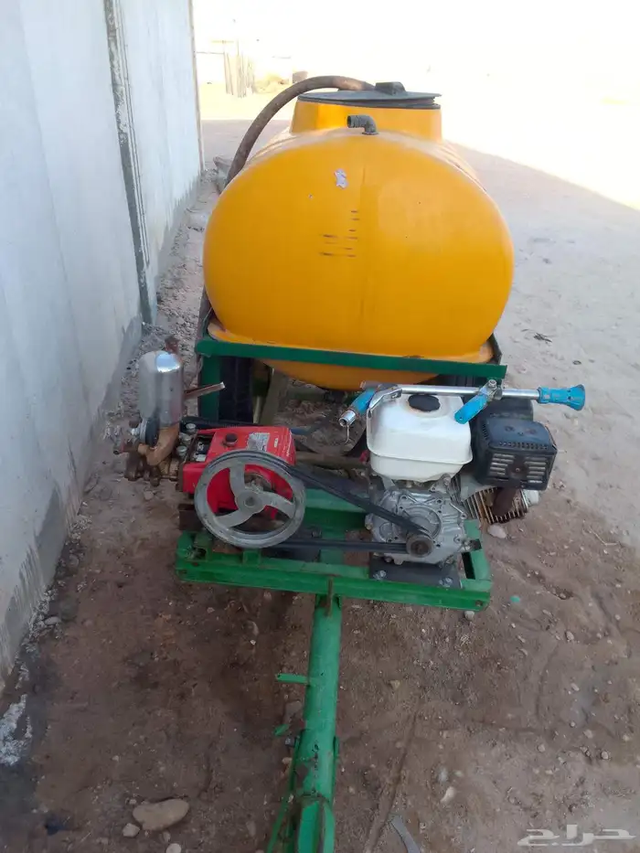 ماطور رش وغسيل 600 لتر الطرمبه 51 تايوان والماطور هوندا 0
