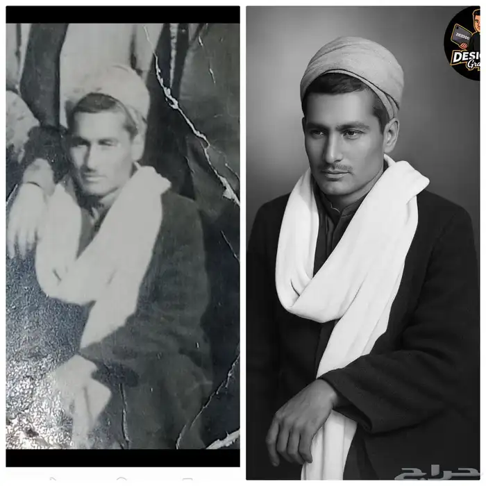 إذا لديك صور قديمة تحمل ذكريات جميلة يمكنني ترميمها 3