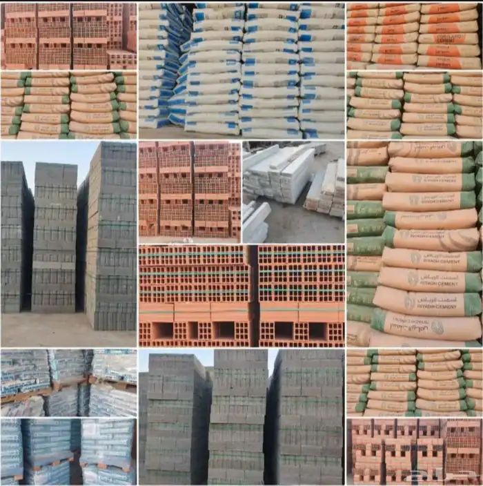توريد جميع مواد بناء بندوره انترلوك بلاط مصدات اسمنت رمل 6