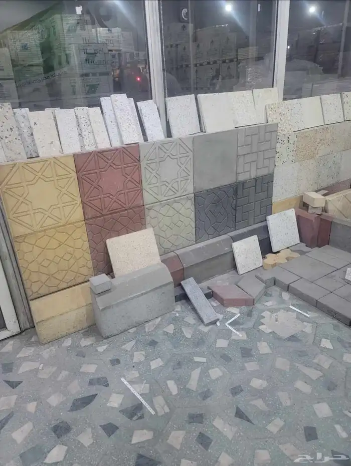 توريد جميع مواد بناء بندوره انترلوك بلاط مصدات اسمنت رمل 25