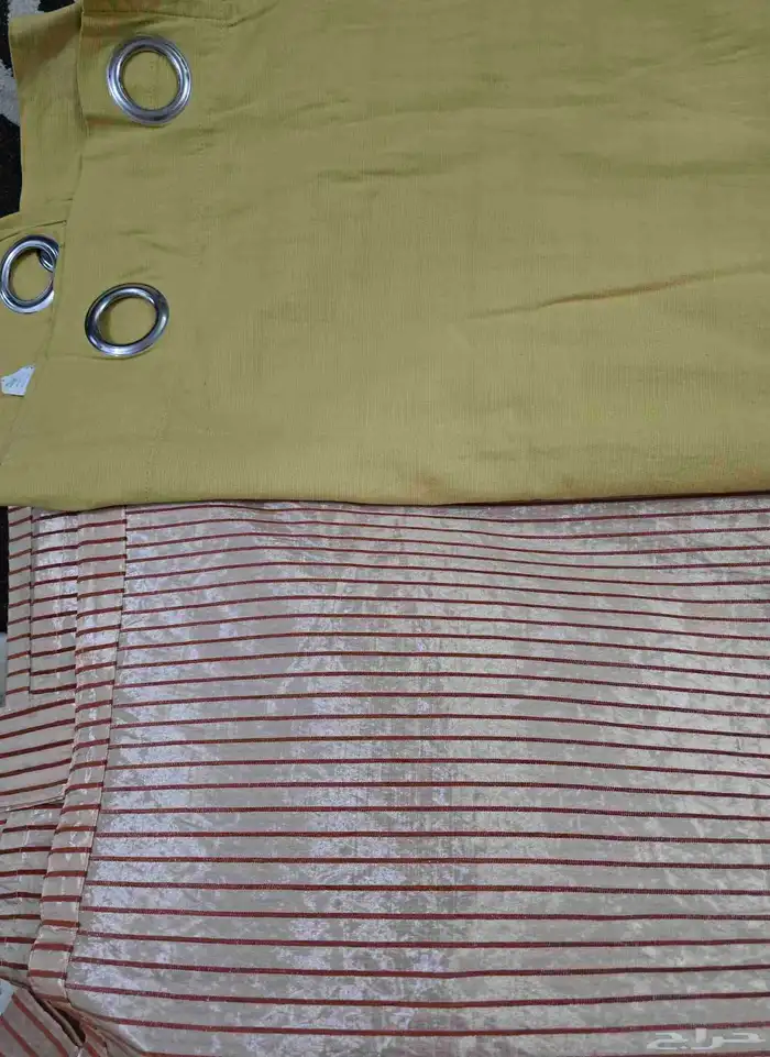 ستأئر إيكيا خمس قطع لون أصفر و ثلاث قطع مخطط ذهبي 0