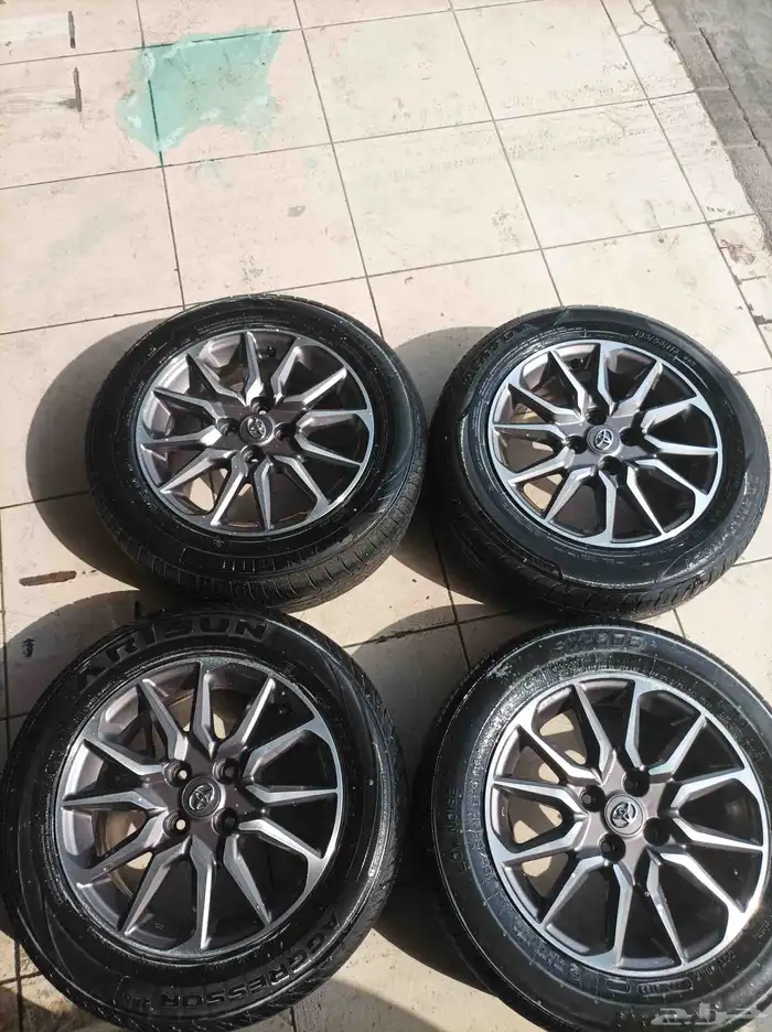 طقم جنوط يارس مقاص 15اصلي وكاله معا اكفرات 3