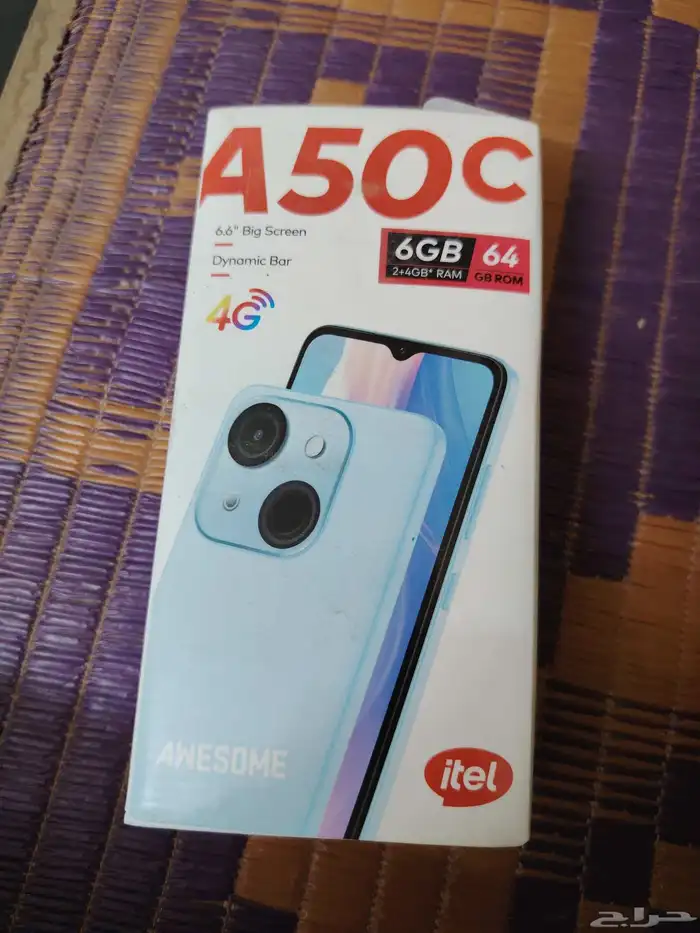للبيع جوال ايتل A50c شبه الجديد 2