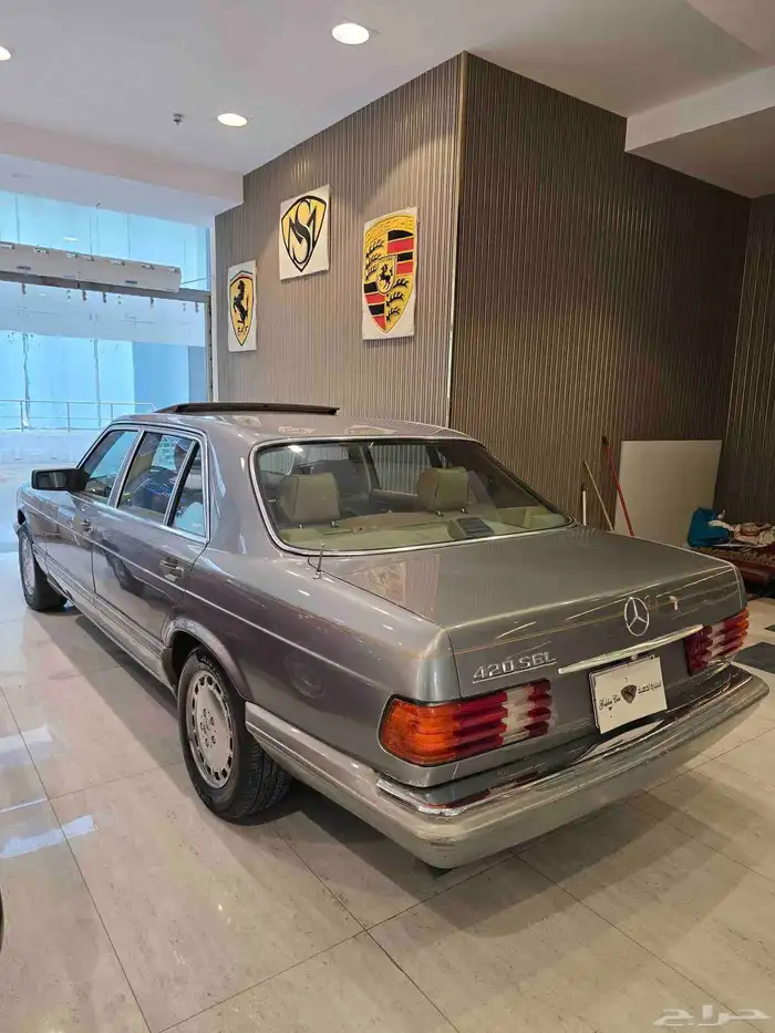 مرسيدس SEL420 موديل 1986 كلاسيك 6