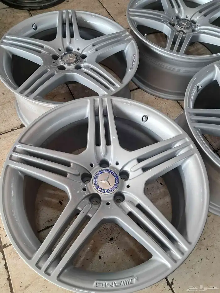 طقم جنوط مرسدس مقاس 19 اصليه وكاله 0