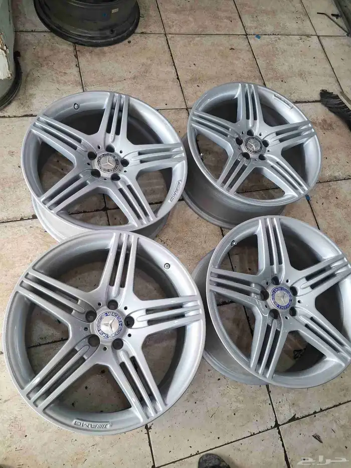 طقم جنوط مرسدس مقاس 19 اصليه وكاله 1