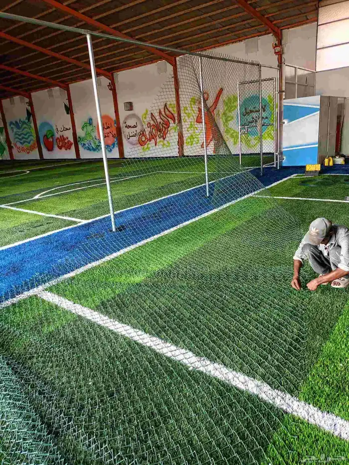 شبك حديد لملاعب والحدائق 6