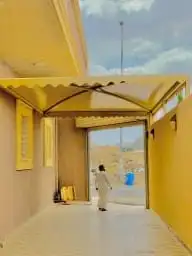 مظلات وسواتر مساكن العساف وجميع أعمال الحداده وبرجولات 2