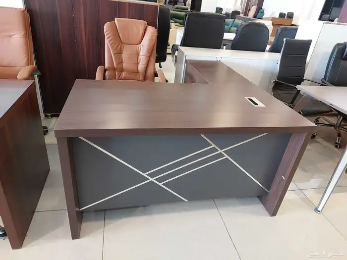 modern manager desk set and staff desks 12