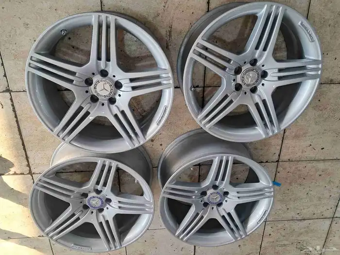 طقم جنوط مرسدس مقاس 19 اصليه وكاله 2