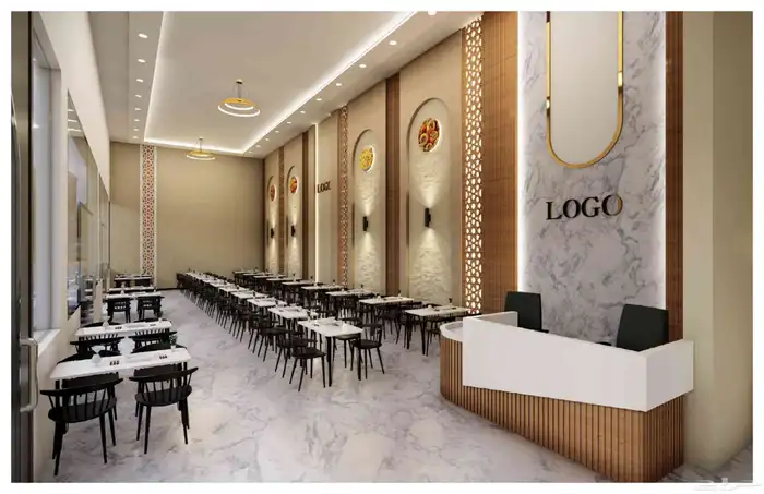 تصميم ديكور مطعم 3