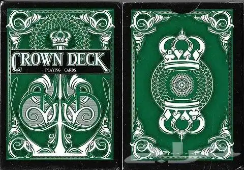 ورق لعب بايسكل النادر CROWN يتوفر لون أحمر و أخضر 2
