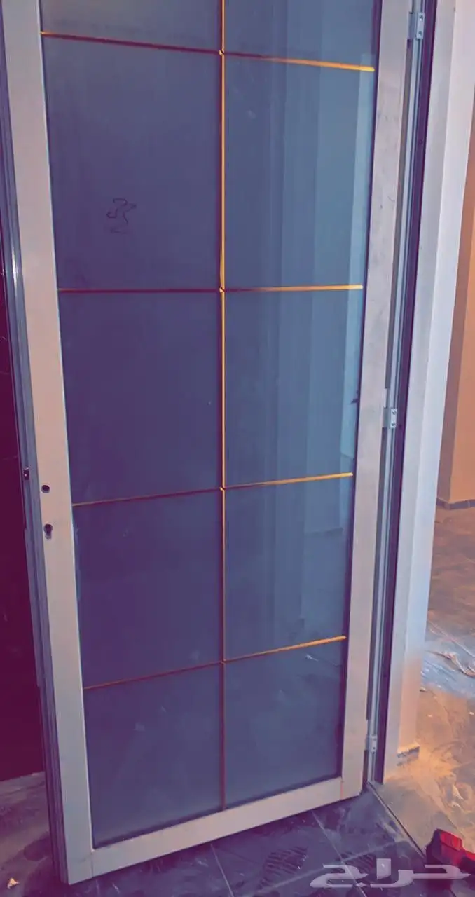 باب المنيوم دبل جلاس 0