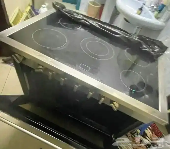 موقد بومباني الكهربائي 5 شعلات فيترو سراميك 4