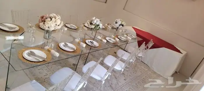 تاجير كراسي شفافي طاولات سماعات 2