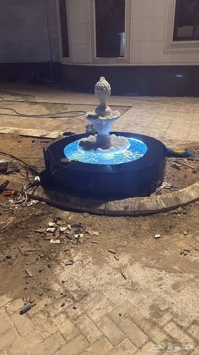 عشب صناعي شلالات نوافير جازان تنسيق حدائق تنسيق حدائق جازان 9