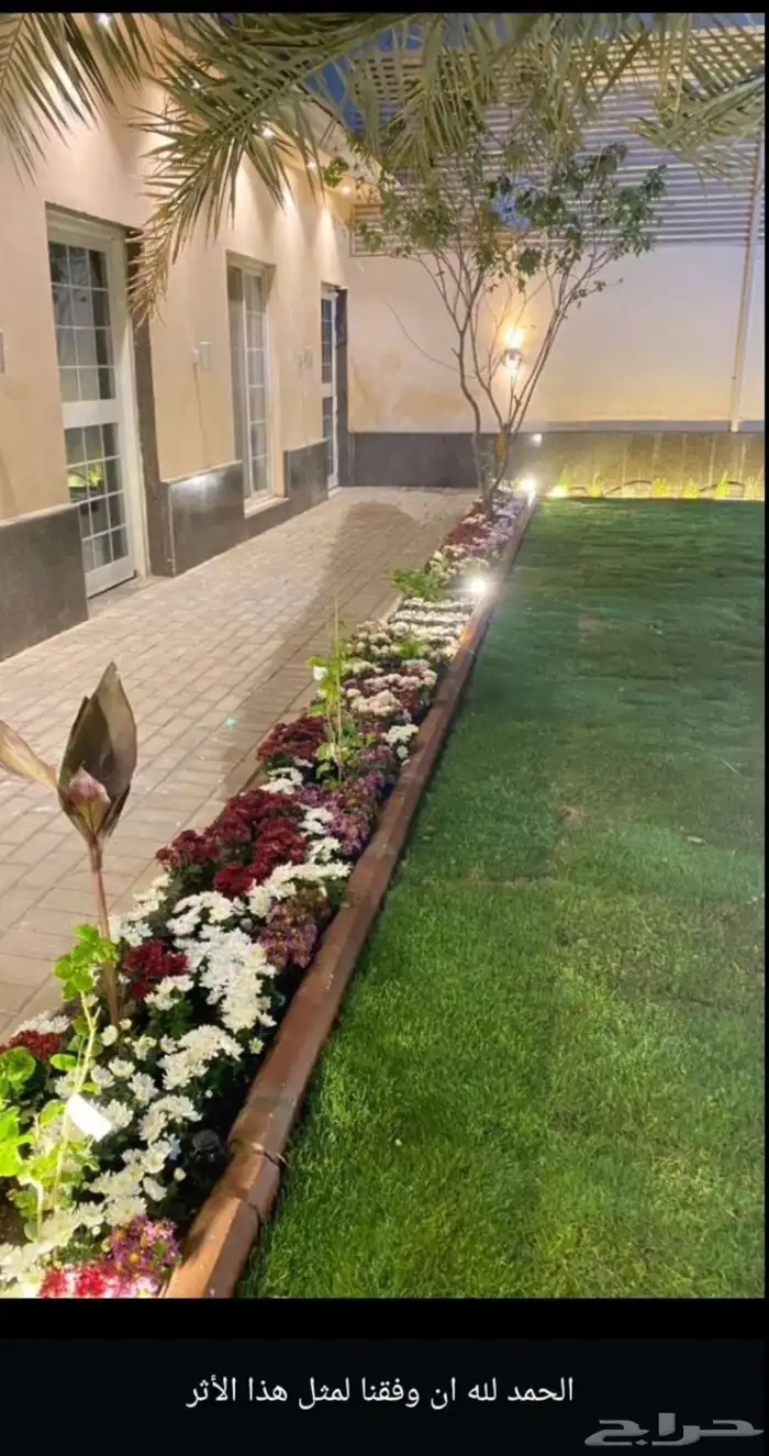 تنسيق وزراعة جميع الشتلات والأشجار والنخل 0