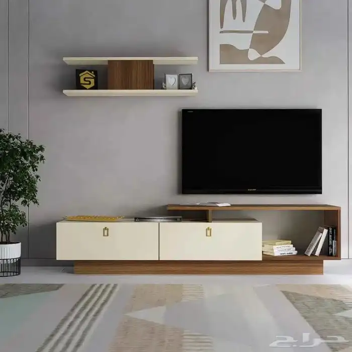 طاوله تلفزيون بيج مع بنى 1