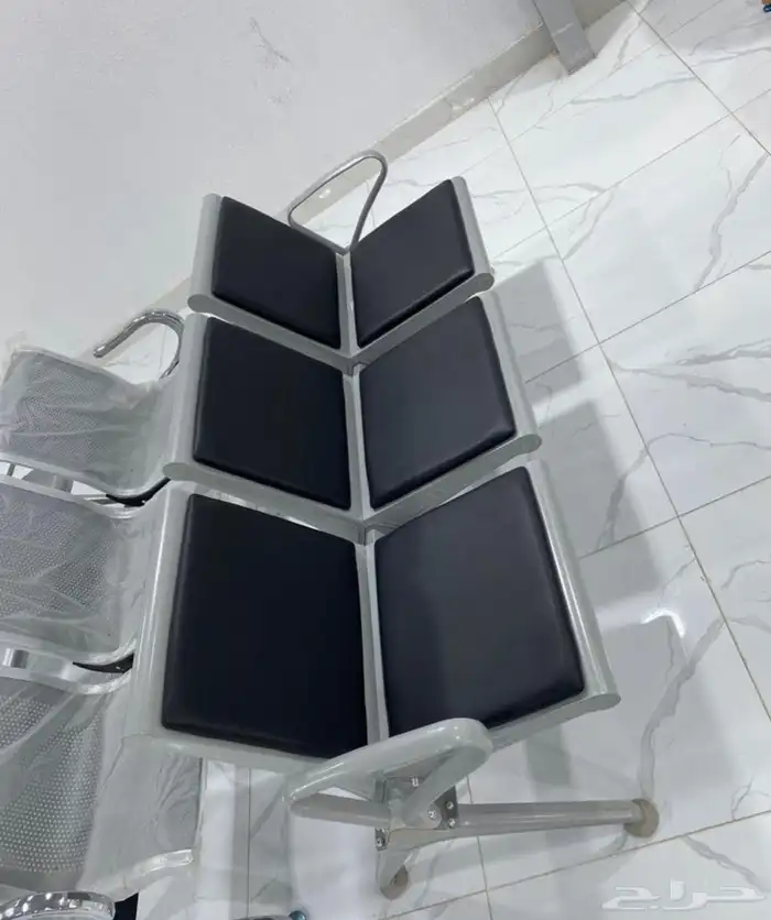 كراسي انتظار حديد جودة عالية 3 نفر 2 نفر 6