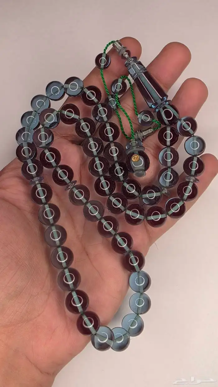 مسباح فاتوران اكوامارين زعفراني مميز 4