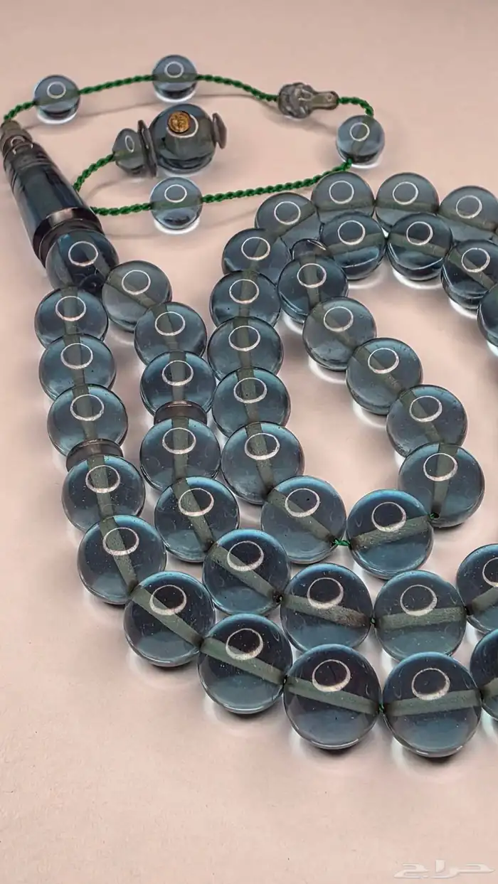 مسباح فاتوران اكوامارين زعفراني مميز 1