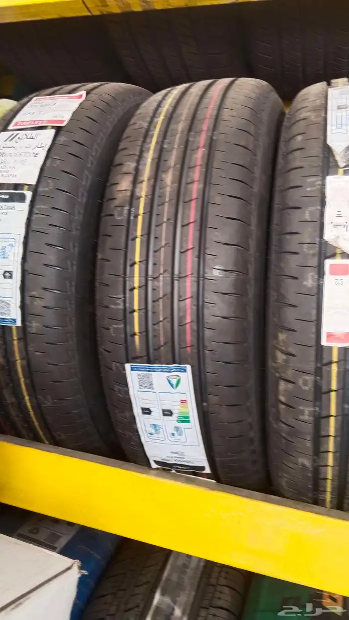 كفرات برجستون كامري وكاله 205 65 16ياباني وكاله 2