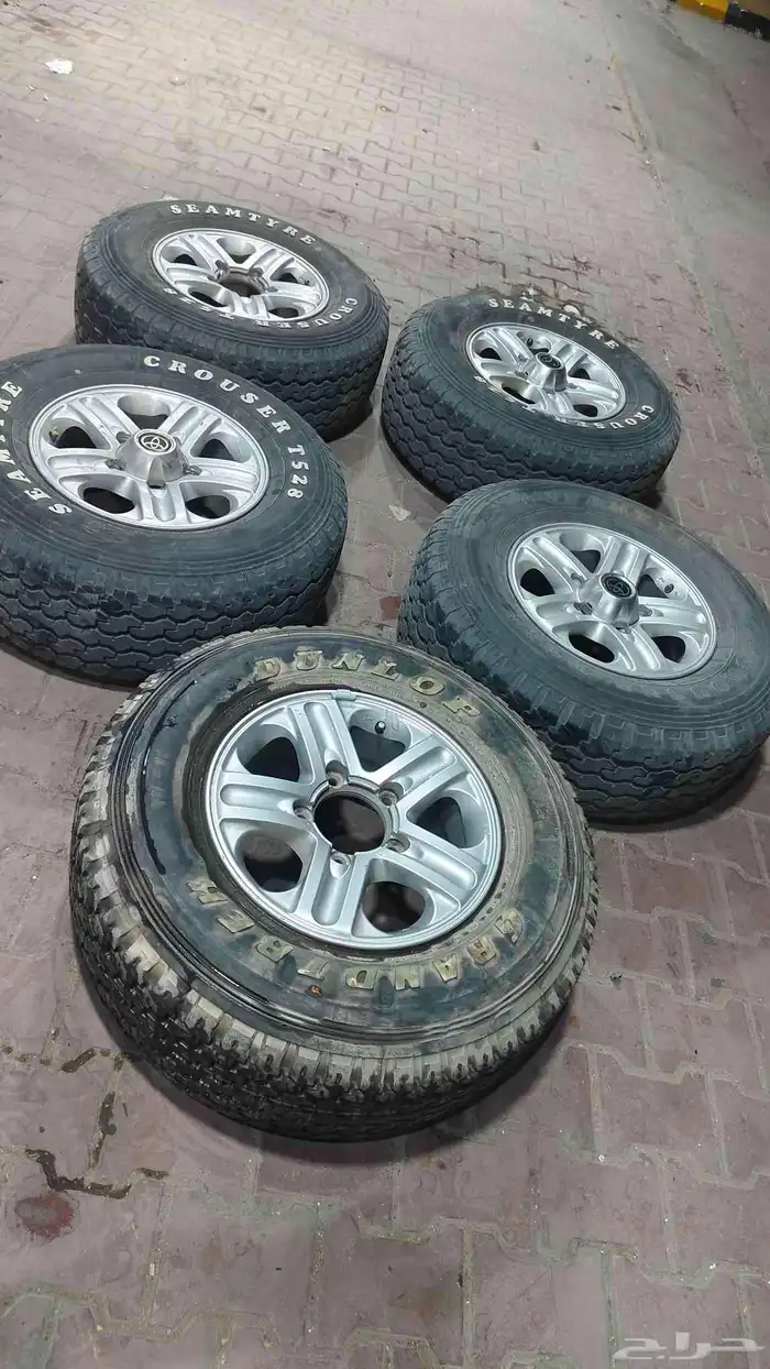 جنوط وكفارت مقاس 275 70 16 0