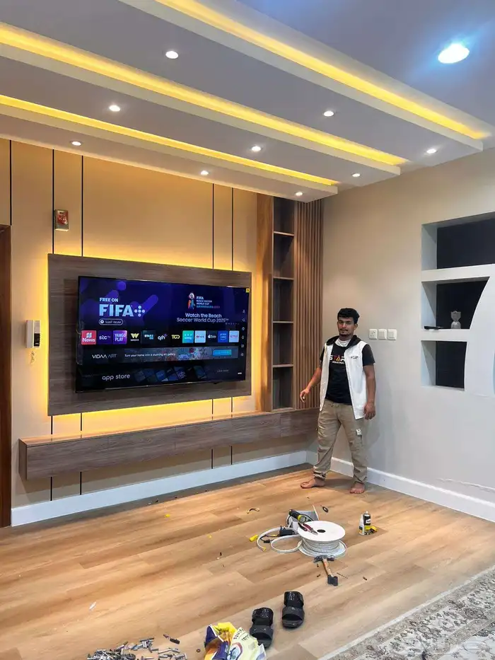 ترميمات ديكورات اصباغ عوازل اسطح عوازل صوت جبس فلل شقق داخلي 6