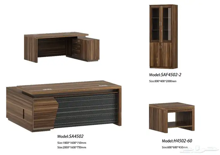 modern manager desk set and staff desks 6