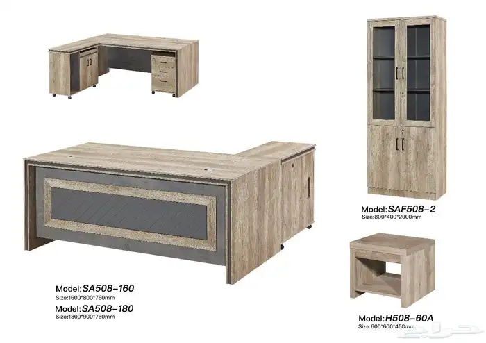 modern manager desk set and staff desks 11