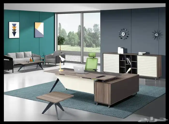 modern manager desk set and staff desks 2