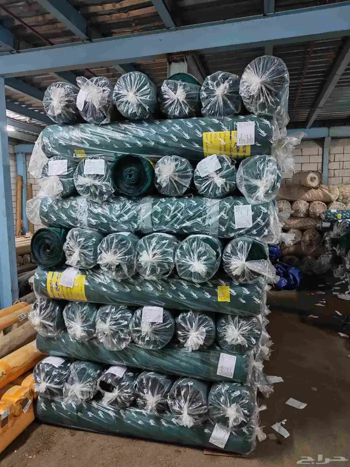 شبك اخضر 3متر في 50 نسبة العزل 70 7